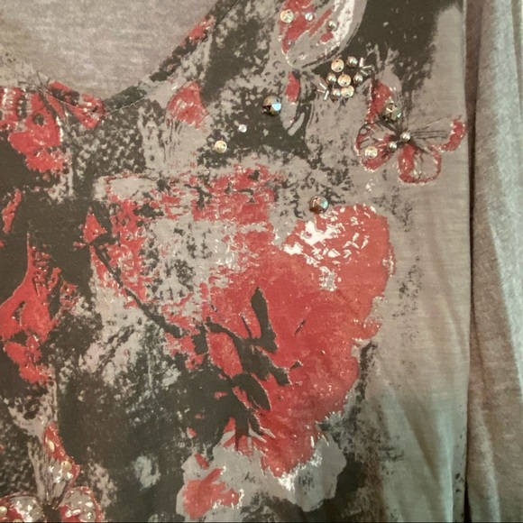 TOGETHER Butterfly & Bling Long Sleeved Tee - Picture 2 of 7